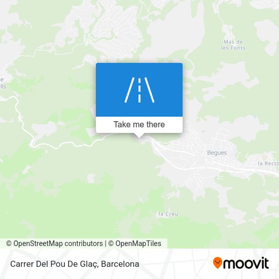 Carrer Del Pou De Glaç map