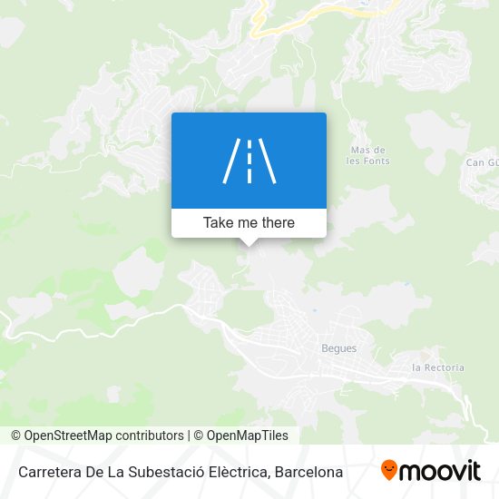 Carretera De La Subestació Elèctrica map