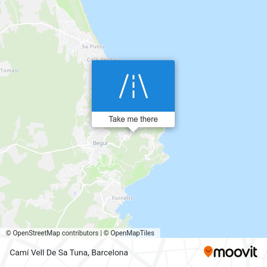 Camí Vell De Sa Tuna map