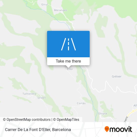 Carrer De La Font D'Eller map