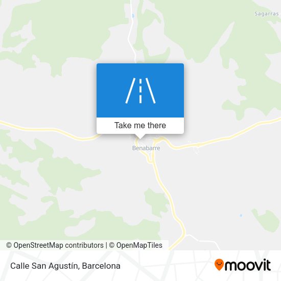 Calle San Agustín map