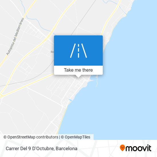 Carrer Del 9 D'Octubre map