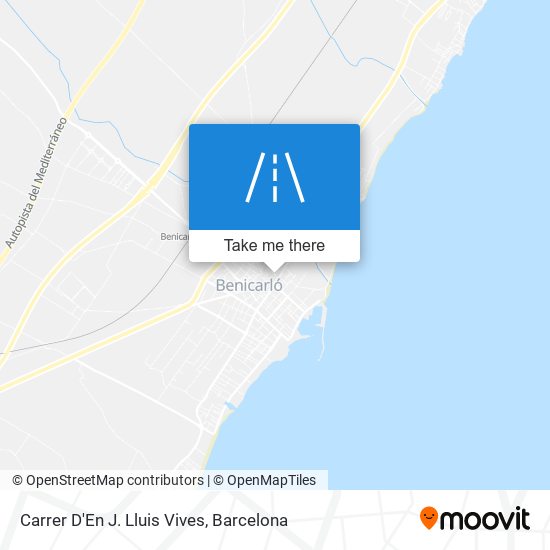Carrer D'En J. Lluis Vives map