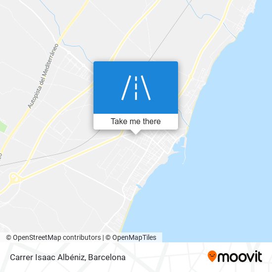 Carrer Isaac Albéniz map