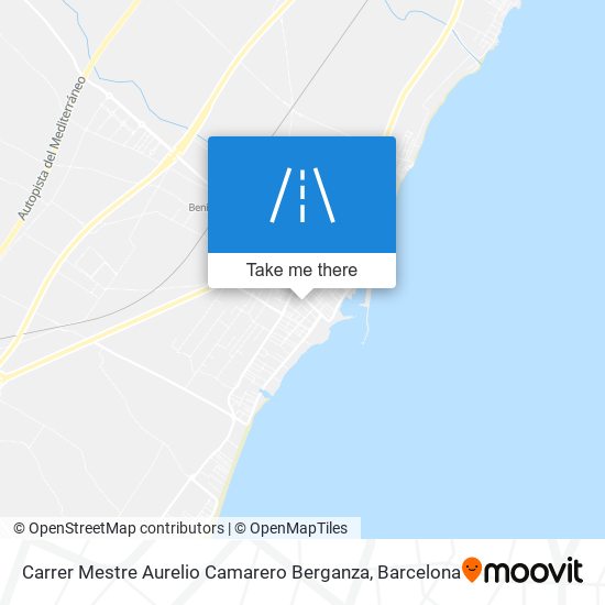 Carrer Mestre Aurelio Camarero Berganza map