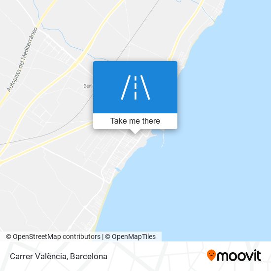 Carrer València map