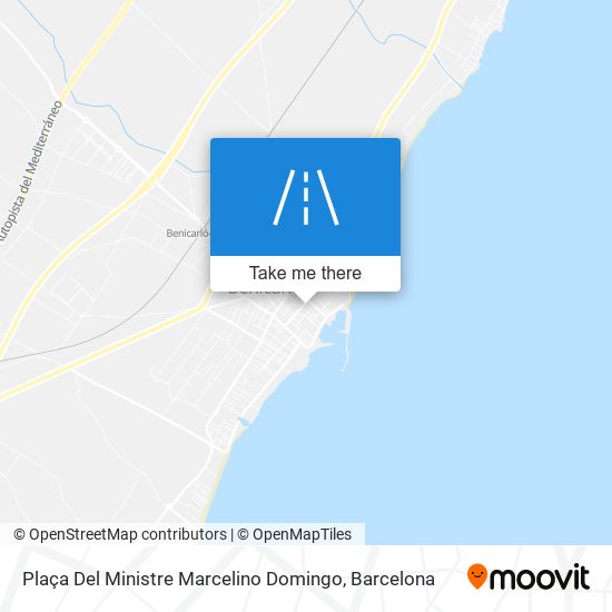 Plaça Del Ministre Marcelino Domingo map