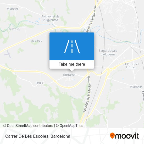 Carrer De Les Escoles map