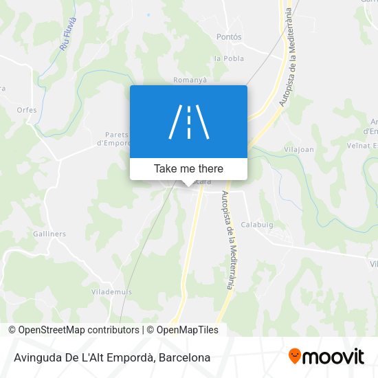 Avinguda De L'Alt Empordà map