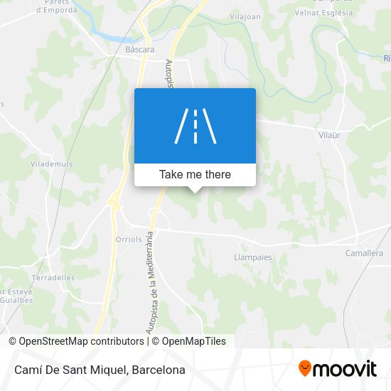 Camí De Sant Miquel map