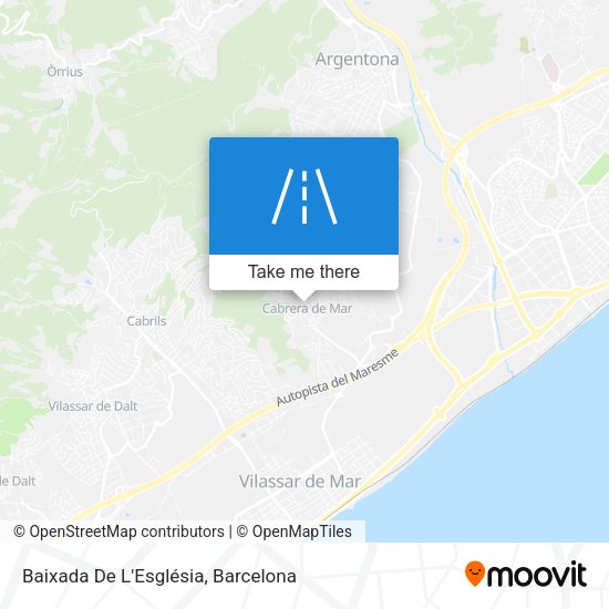 Baixada De L'Església map
