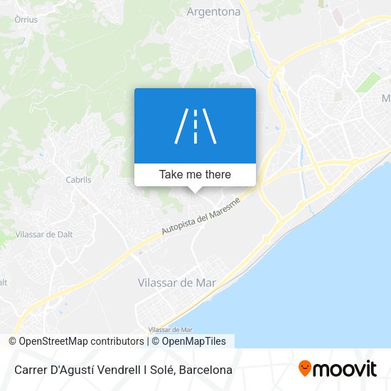 Carrer D'Agustí Vendrell I Solé map