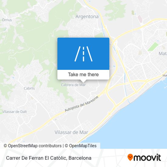 Carrer De Ferran El Catòlic map