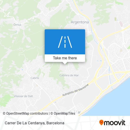 Carrer De La Cerdanya map