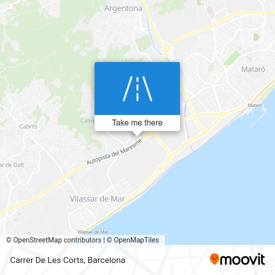 Carrer De Les Corts map