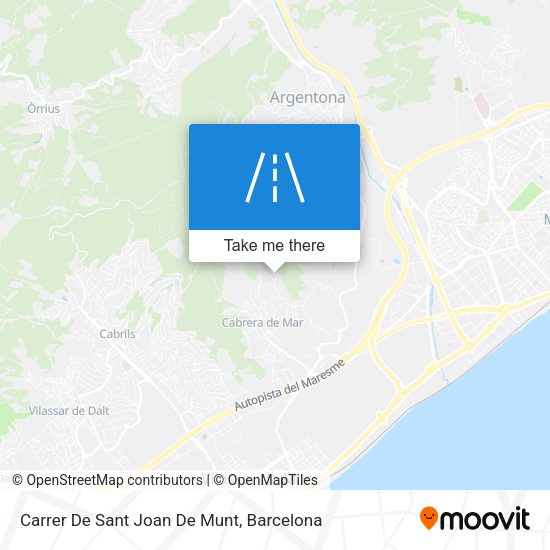 Carrer De Sant Joan De Munt map