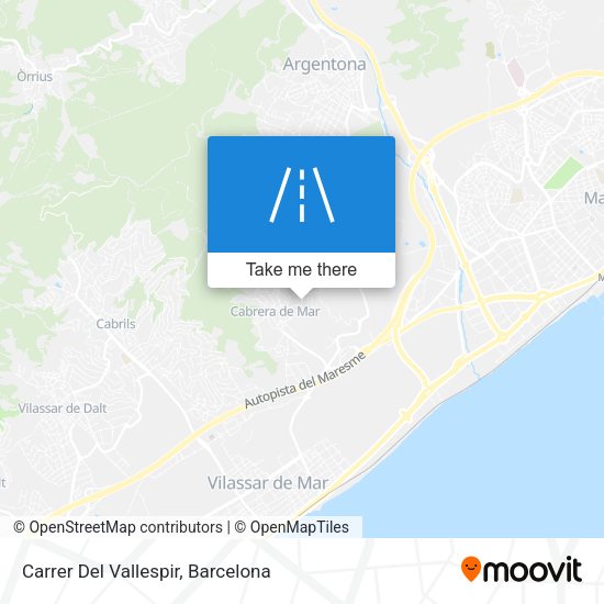 Carrer Del Vallespir map