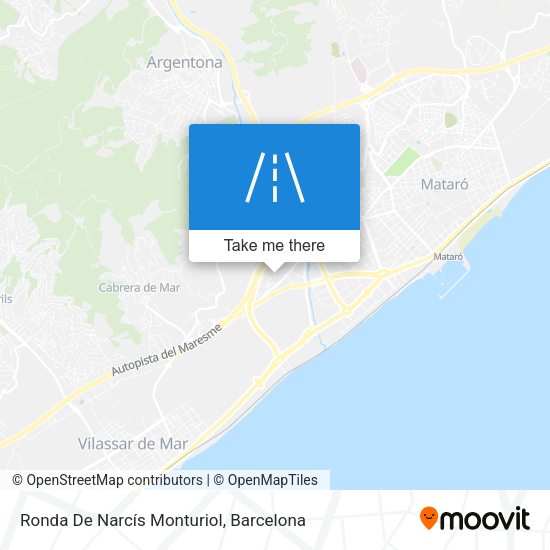 Ronda De Narcís Monturiol map