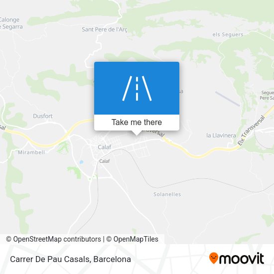 Carrer De Pau Casals map