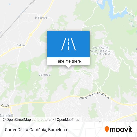 Carrer De La Gardènia map
