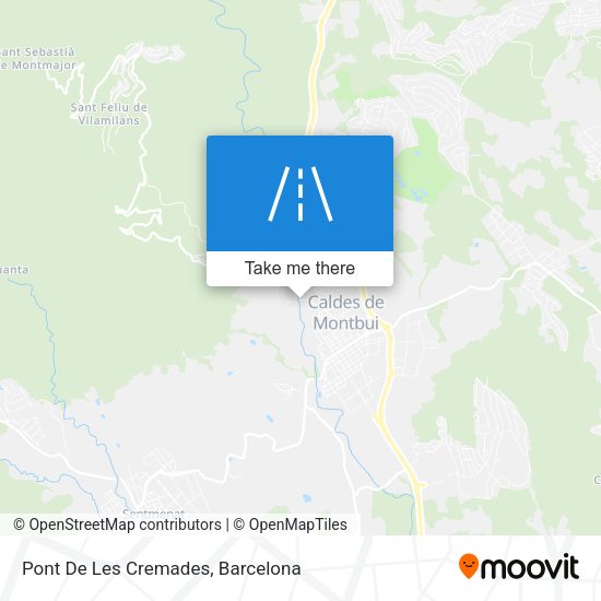 Pont De Les Cremades map