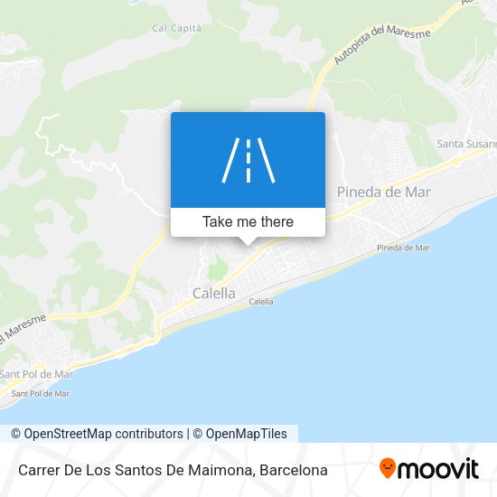 Carrer De Los Santos De Maimona map