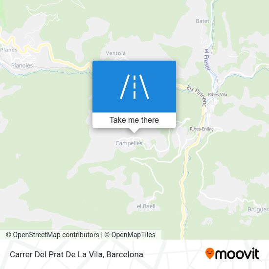 Carrer Del Prat De La Vila map