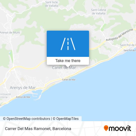 Carrer Del Mas Ramonet map