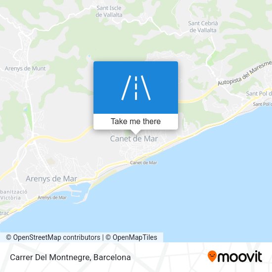 Carrer Del Montnegre map