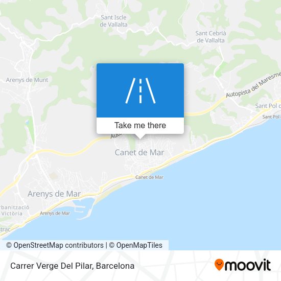 Carrer Verge Del Pilar map