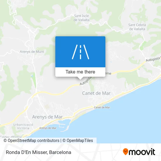 Ronda D'En Misser map