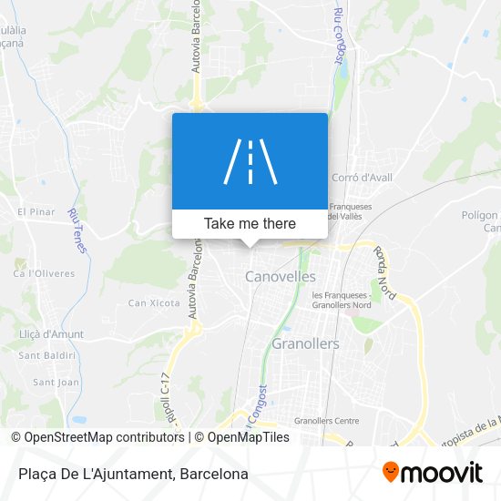 Plaça De L'Ajuntament map