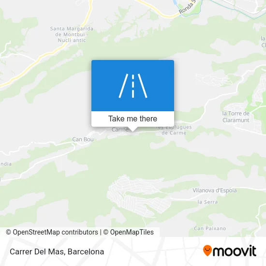 Carrer Del Mas map