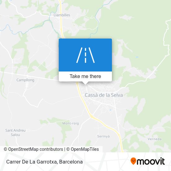 Carrer De La Garrotxa map