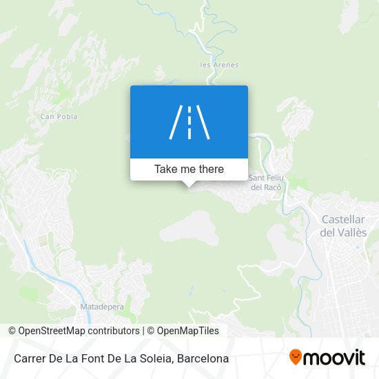 Carrer De La Font De La Soleia map