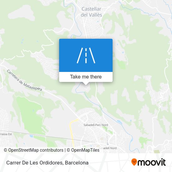 Carrer De Les Ordidores map
