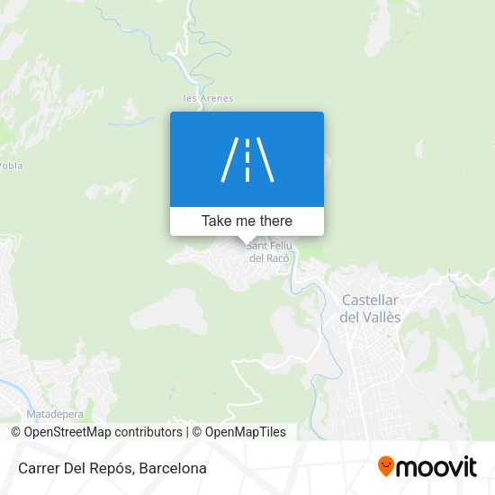 Carrer Del Repós map