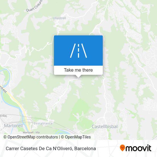 Carrer Casetes De Ca N'Oliveró map
