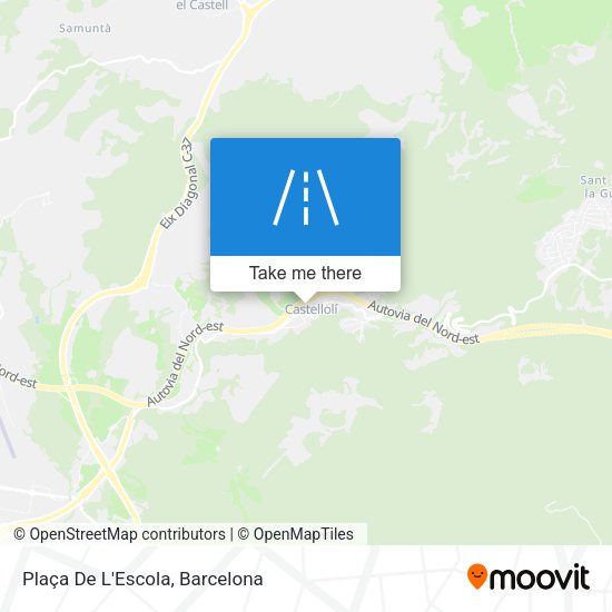 Plaça De L'Escola map