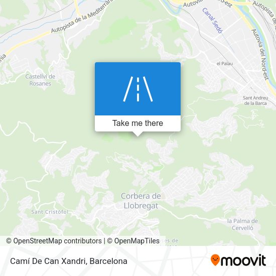Camí De Can Xandri map