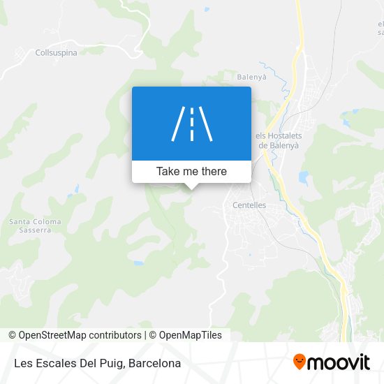 Les Escales Del Puig map