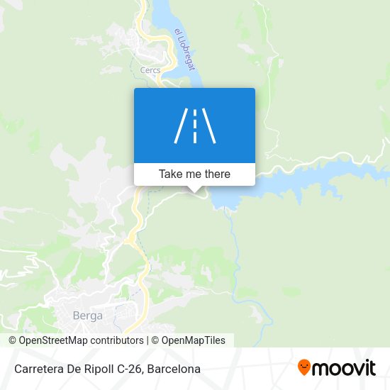 Carretera De Ripoll C-26 map