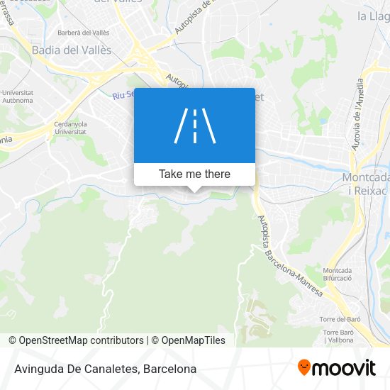 Avinguda De Canaletes map