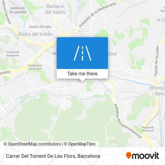 Carrer Del Torrent De Les Flors map