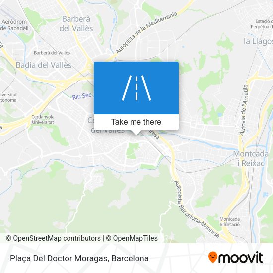Plaça Del Doctor Moragas map