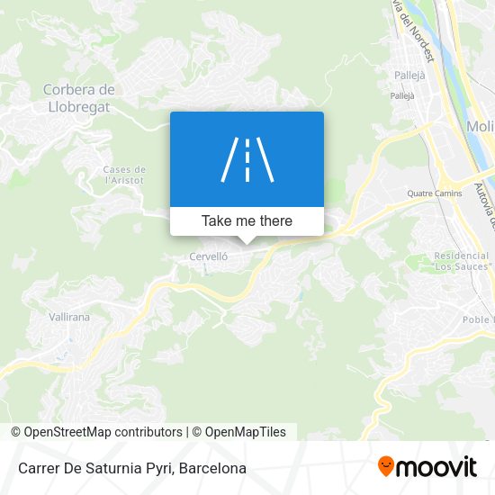 Carrer De Saturnia Pyri map