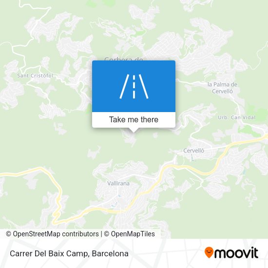Carrer Del Baix Camp map