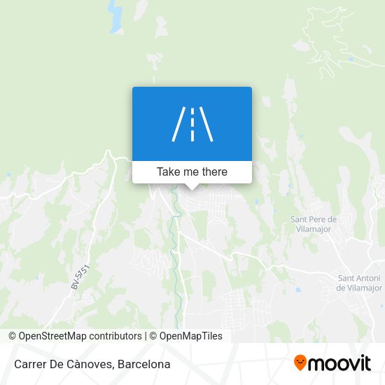 Carrer De Cànoves map
