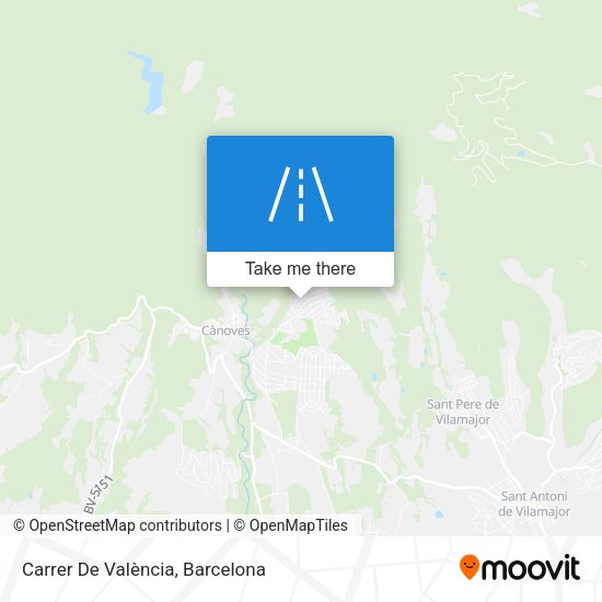 Carrer De València map