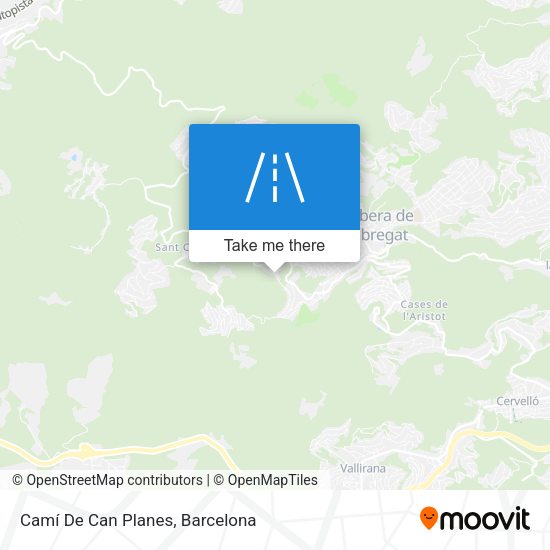 Camí De Can Planes map